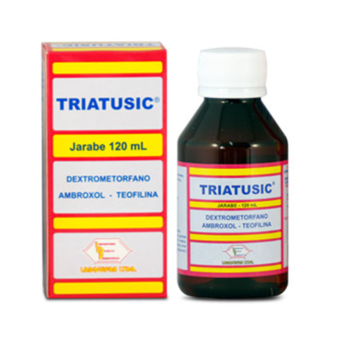 TRIATUSIC JARABE ( DEXTROMETORFANO + TEOFILINA + AMBROXOL ) X 120 ML