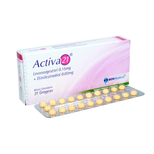 ACTIVA 21 (LEVONOGESTREL 0,15+ETINILESTRADIOL ) X 21 GRAGEAS