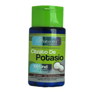 CITRATO DE POTASIO X 100 TB COLNATURALES