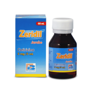 ZERIDIL 5MG/5ML JARABE ( CETIRIZINA ) X 60 ML