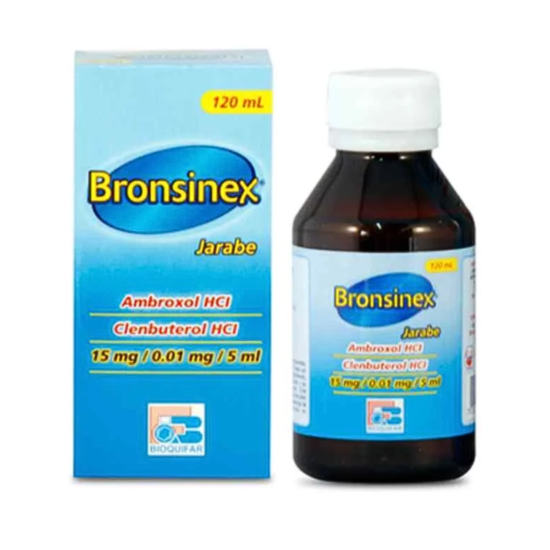 BRONSINEX JARABE ( AMBROXOL + CLEMBUTEROL ) X 120 ML