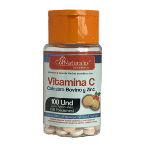 VITAMINA C X 100 TB MASTICABLES COLNATURALES