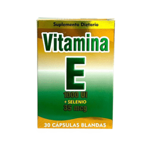 VITAMINA E 1000 UI + SELENIO X 30 CPS NATURALMENTE