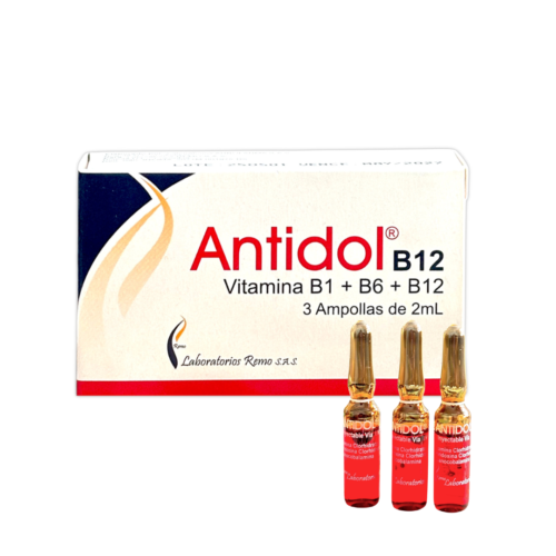 ANTIDOL B12 CJA X 3 AMPOLLAS 2ML