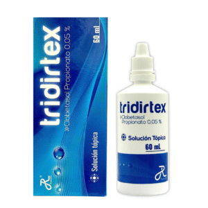 TRIDIRTEX SOLUCIÓN TOPICA X 60 ML CLOBETASOL