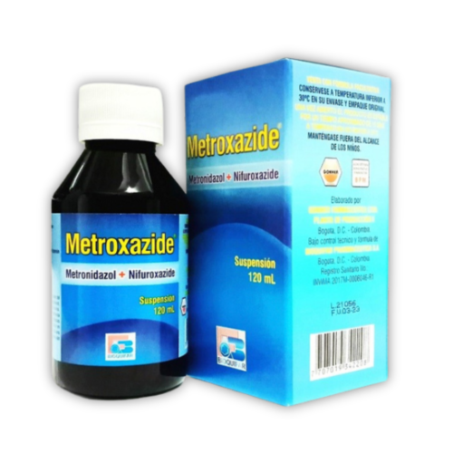 METROXAZIDE SUSPENSIÓN ( METRONIDAZOL + NITROFURAZIDE ) X 120 ML