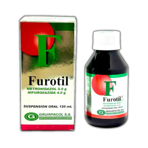 FUROTIL METRONIDAZOL+ NIFUROXANIDA SUSP X 120 ML