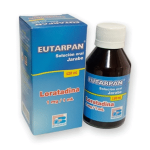 EUTARPAN JARABE 1 MG/1 ML ( LORATADINA ) X 120 ML