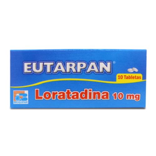 EUTARPAN 10 MG X 10 TBS LORATADINA