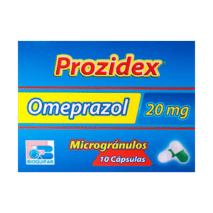 PROZIDEX 20 MG ( OMEPRAZOL ) CAJA X 10 CAPS