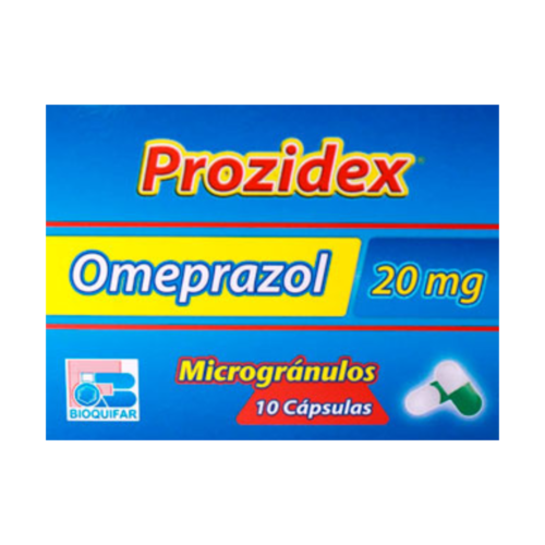 PROZIDEX 20 MG ( OMEPRAZOL ) CAJA X 10 CAPS