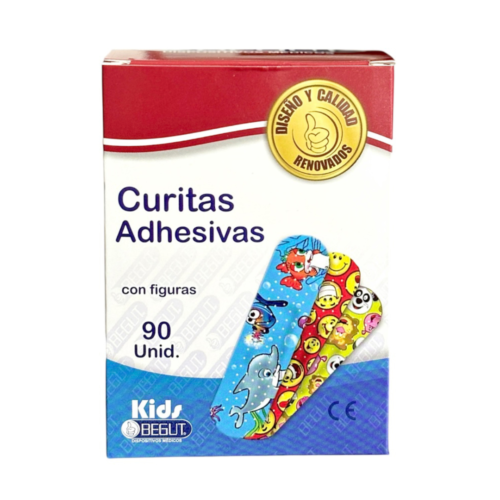 CURITAS ADHESIVAS KIDS X 90 UNIDADES