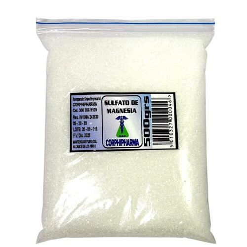 SULFATO DE MAGNESIA C X 500 GR