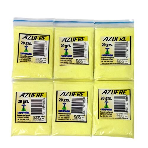 AZUFRE 20 GM X 20 UND