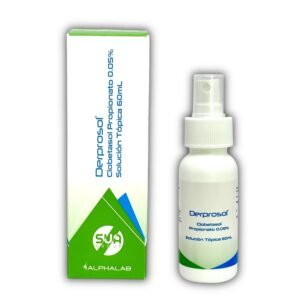DERPROSOL CLOBETASOL PROPIONATO 0.5% SOLUCION TOPICA X 60 ML