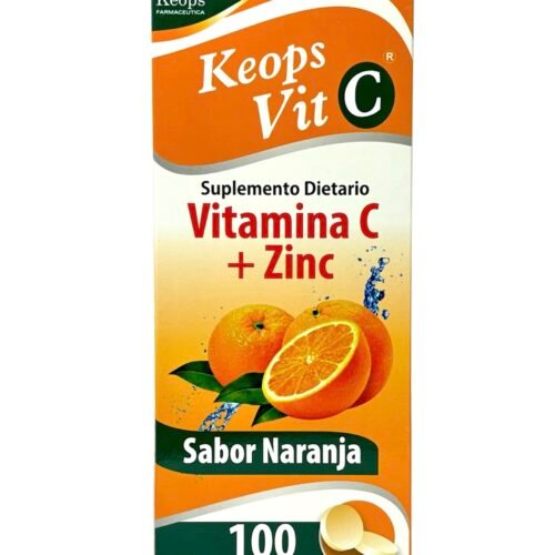 KEOPS VITAMINA C + ZINC - NARANJA CAJA X 100