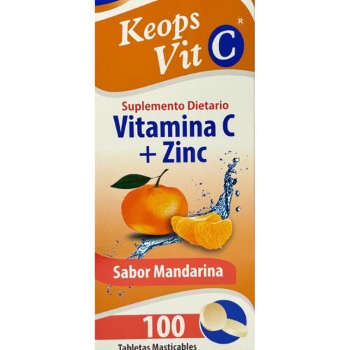 KEOPS VITAMINA C + ZINC - MANDARINA CAJA X 100