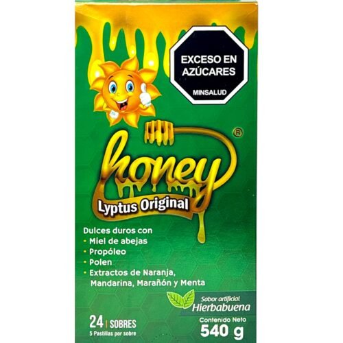 HONEY LYPTUS PASTILLAS X 24 HIERBABUENA