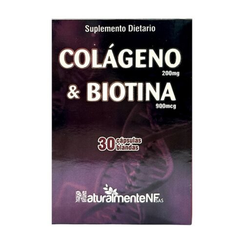 COLAGENO + BIOTINA NATURALMENTE CJAX 30 CPS