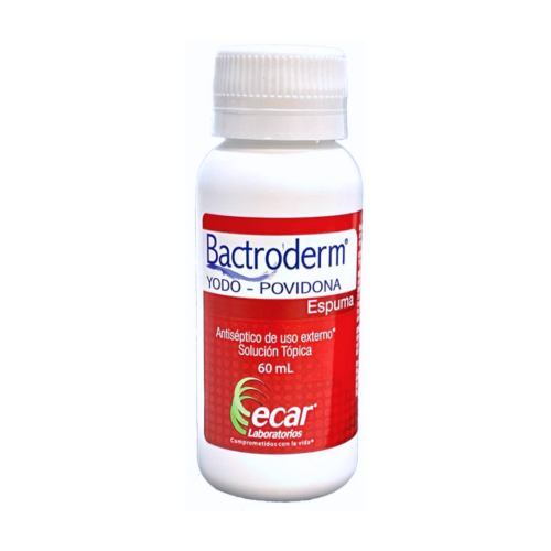 BACTRODERM ESPUMA X 60 ML ECAR (Yodo-Povidona)