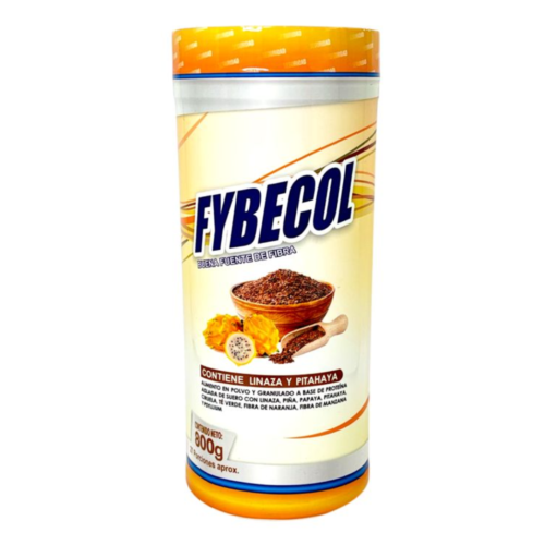 FYBECOL FIBRA X 700 G PITAYA CIRUELA PSILLIUM TE VERDEPIÑA LINAZAPAPAYA