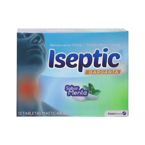 ISEPTIC GARGANTA MENTA X12 TAB