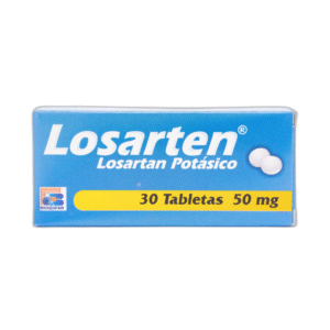 LOSARTEN 50 MG TABLETAS ( LOSARTAN ) CAJA X 30 TABL