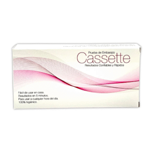 PRUEBA EMBARAZO CASSETTE ROSADA