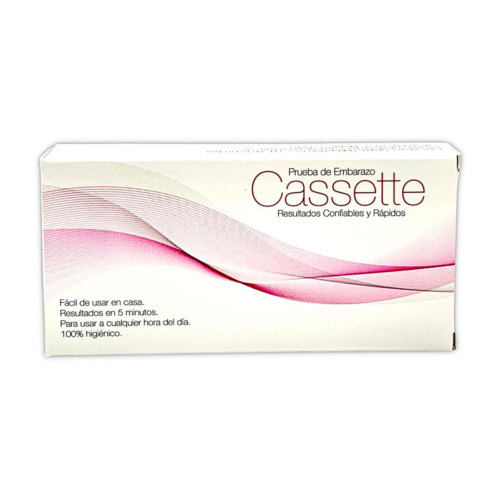 PRUEBA EMBARAZO CASSETTE ROSADA