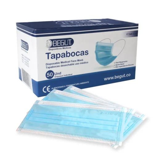 TAPABOCAS X 50 UNIDAD ADULTO BEGUT