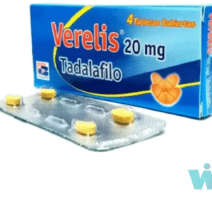 VERELIS 20 MG TABLETAS ( TADALAFILO ) CAJA X 4 TABL