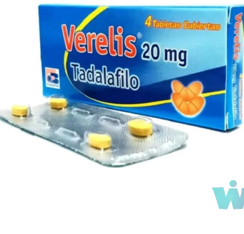 VERELIS 20 MG TABLETAS ( TADALAFILO ) CAJA X 4 TABL