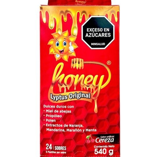 HONEY LYPTUS PASTILLAS X 24 CEREZA