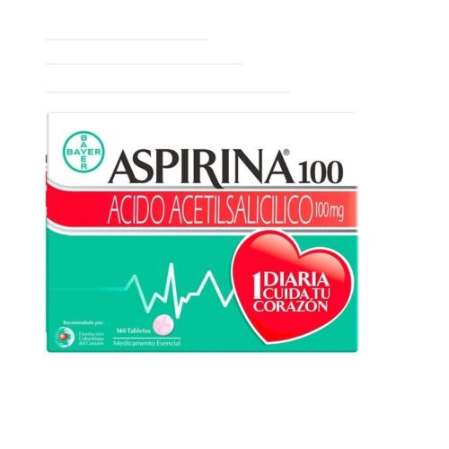 ASPIRINA 100 MG X140 TBS