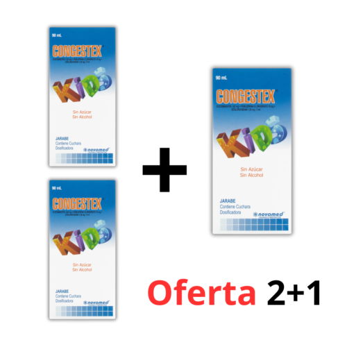CONGESTEX KIDS JARABE X 90 ML OFERTA 2+1