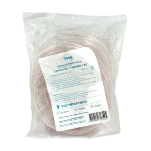 CANULA DE OXIGENO NASAL PEDIATRICA CON TUBO 7 METROS