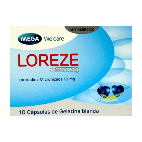 LOREZE LORATADINA 10 MG X 10 CPS