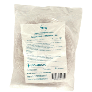 CANULA DE OXIGENO NASAL ADULTO CON TUBO DE 2 METROS