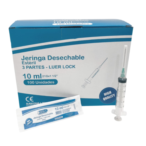 JERINGA 10 ML LUER LOCK 3 P X 100 UND BEGUT