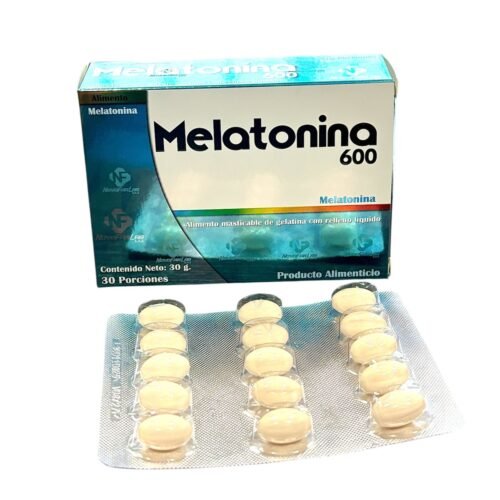MELATONINA 600 X 30 CP NOVOFARLAB LOTE:300110825 FV:08/2027