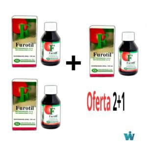 FUROTIL METRONIDAZOL + NIFUROXANIDA SUSP X 120 ML OFERTA 2+1