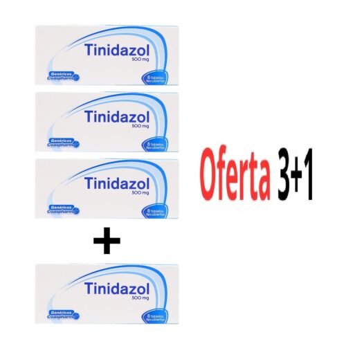 TINIDAZOL 500 MG TAB X 8 - COASPHARMA OFERTA 3+1