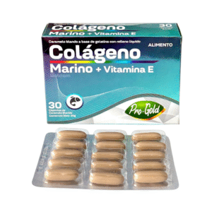 PRO-GOLD COLAGENO MARINO + VITAMINA E X 30 CPS