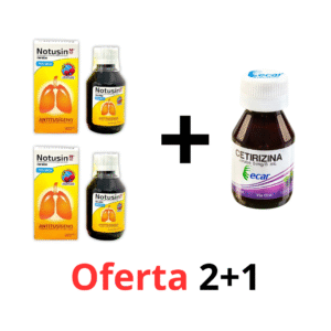 COMBO ALIVIO TOTAL #2: 2 NOTUSIN ADULTOS + 1 CETIRIZINA JB ECAR