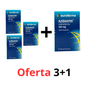 AZIBIOTRIM 500 MG X 3 TAB RECUBIERTAS OFERTA 3+1