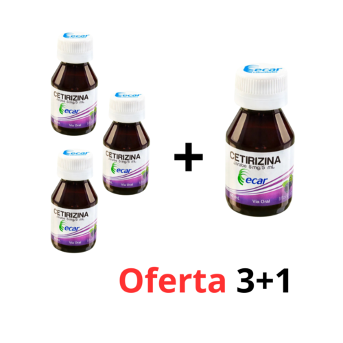 CETIRIZINA 1 MG/ML JBE X 60 ML OFERTA 3+1