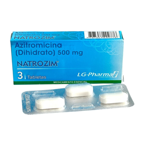 NATROZIM AZITROMICINA 500 MG X 3 TB