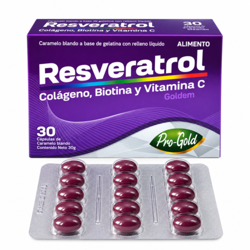 PRO-GOLD RESVERATROL X 30 CPS