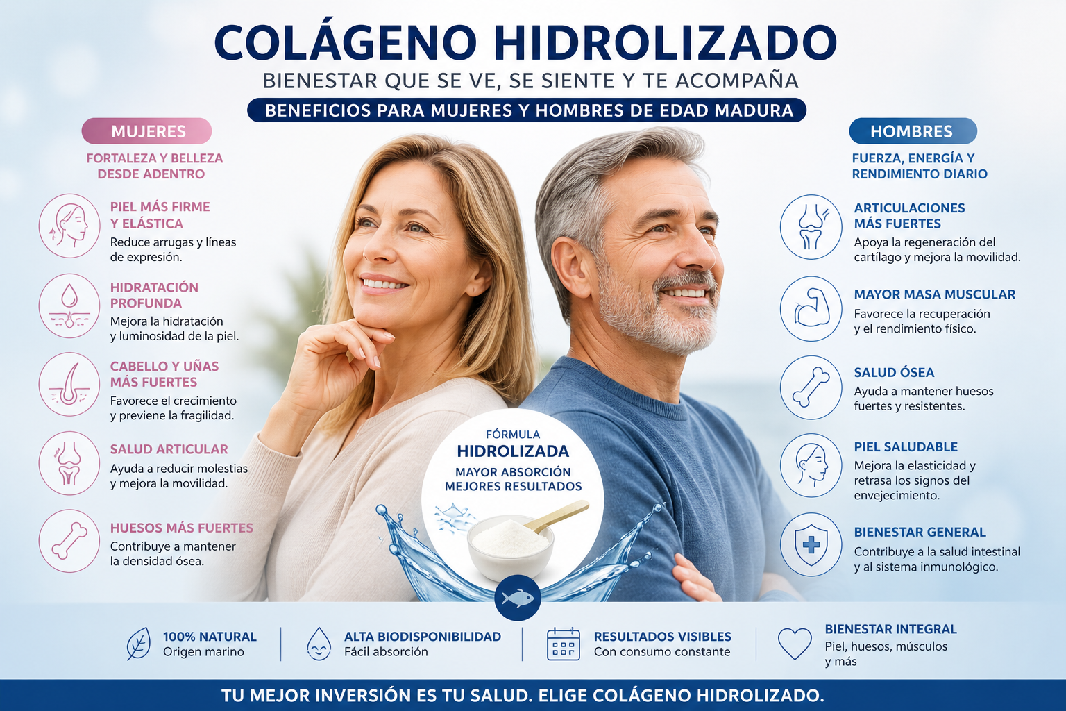 Beneficios del colágeno marino: una solución avanzada para la salud y el bienestar