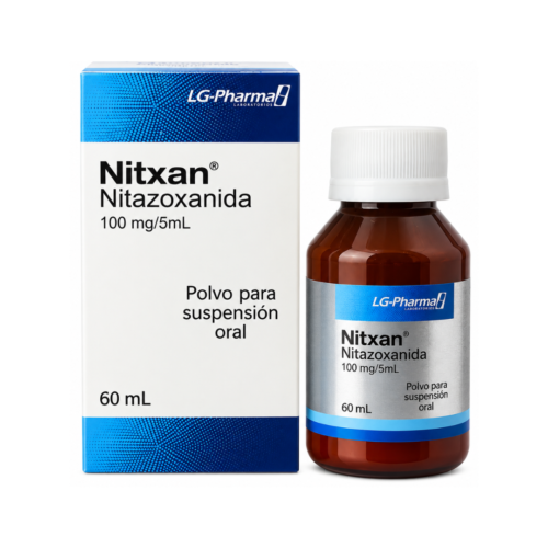 NITXAN NITAZOXANIDA 100 MG/5ML SUSPENCIÓN X 60 ML LG PHARMA